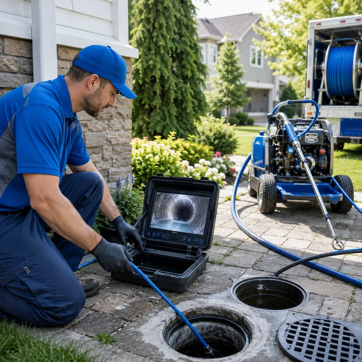 Outdoor drain cleaning professionals serving Purdys, NY